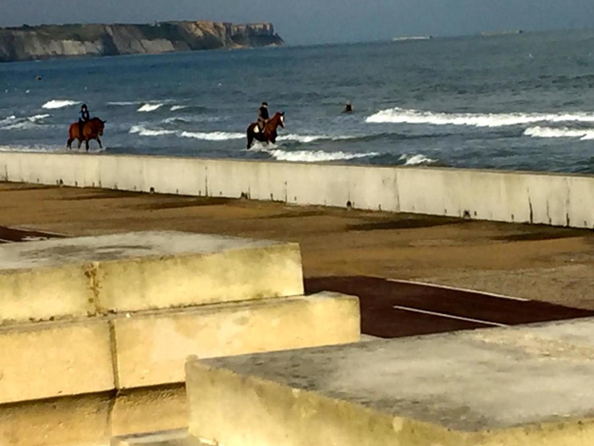 Villa Lumineuse En Front De Mer - Gold Beach Asnelles Buitenkant foto