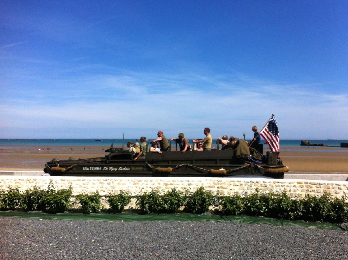 Villa Lumineuse En Front De Mer - Gold Beach Asnelles Buitenkant foto